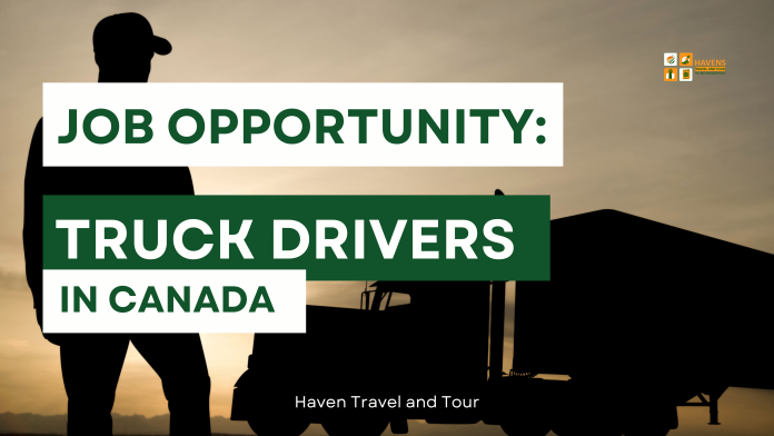 Job Opportunity for Truck drivers