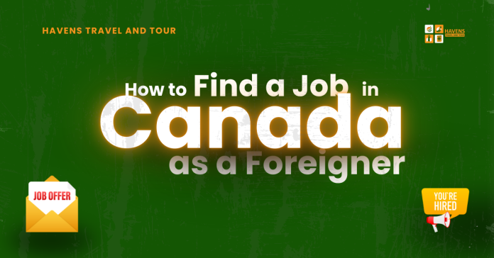 How to find a job in canada